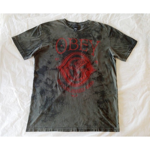 OBEY Clothing Other - OBEY Tie-Dye Ouija Board Style Graphic Tee